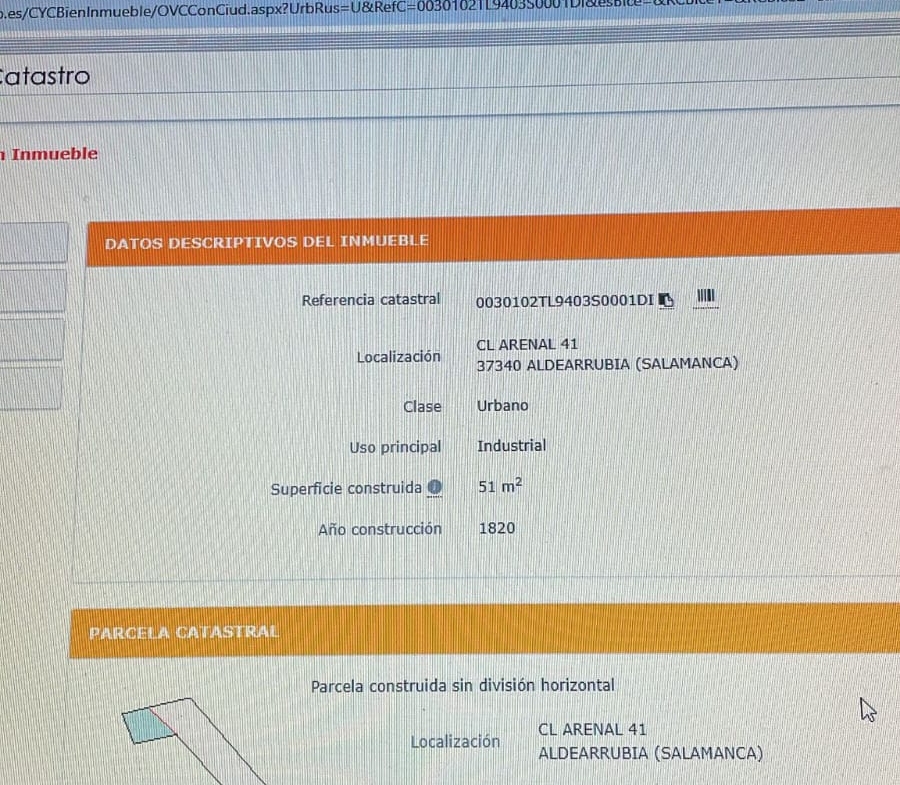 Solar en Aldearrubia
